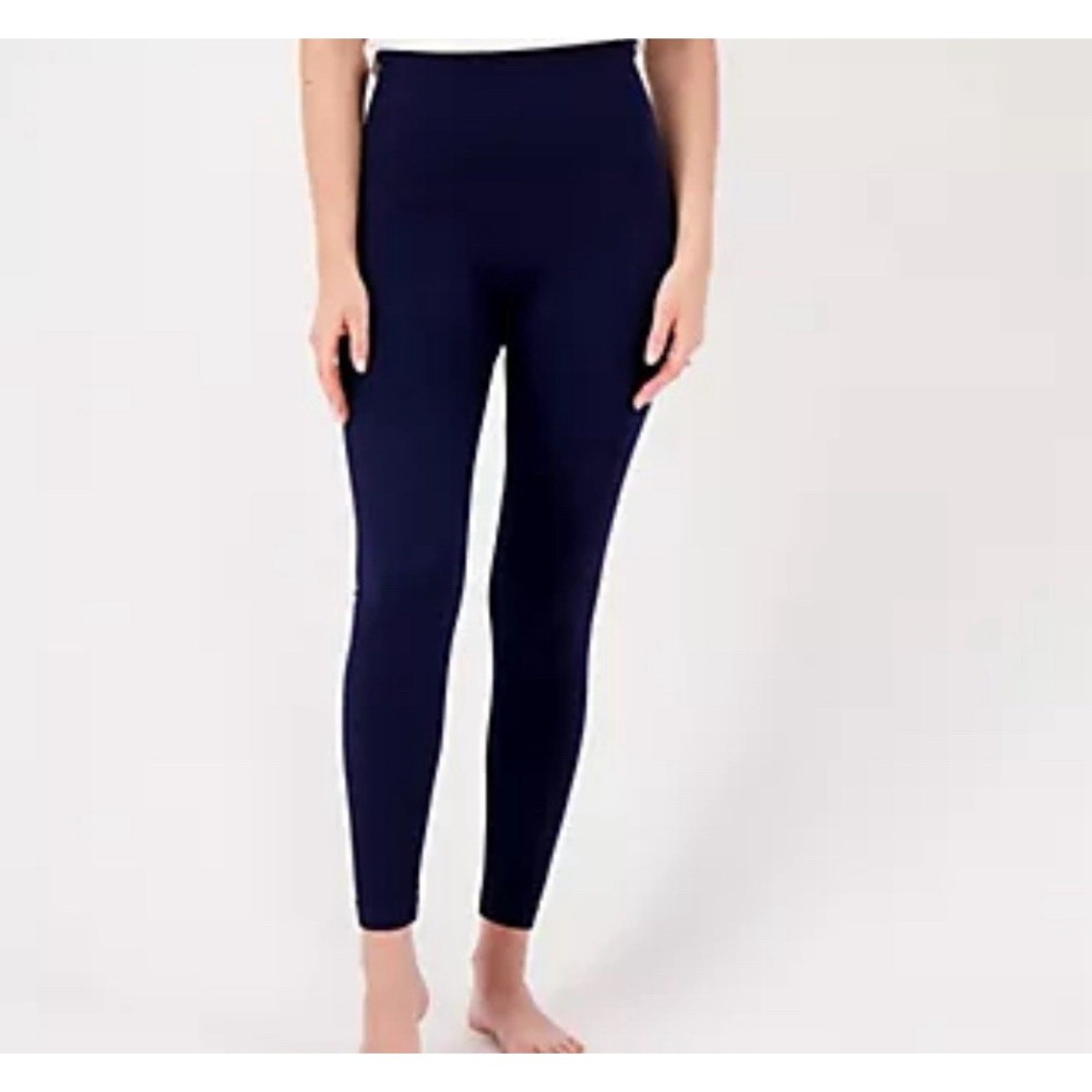 Anti x‎ Proof Seamless Compression Leggings Midnight Navy Medium NEW Athletic